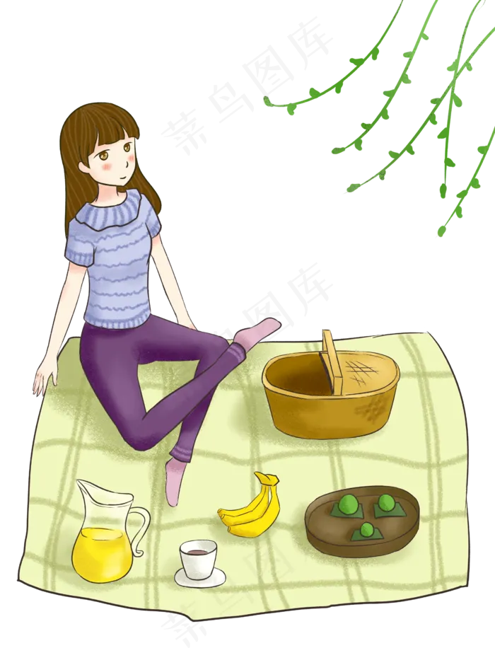 清明节露营(2680X3508(DPI:299))psd模版下载