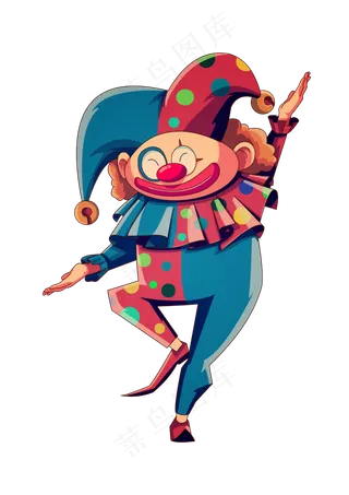愚人节小丑免扣元素,免抠元素