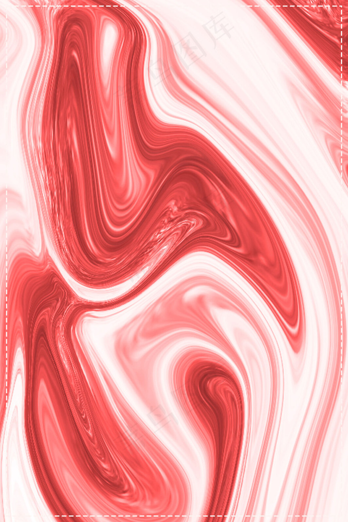 红色渐变简约流体渐变背景