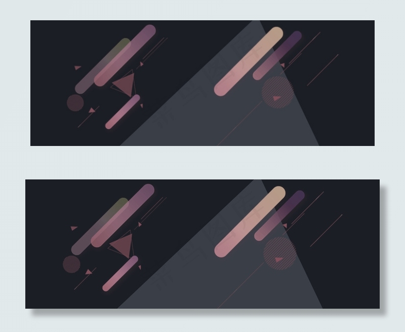 水洗剃须刀促销黑色质感banner