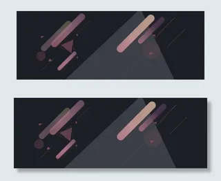 水洗剃须刀促销黑色质感banner