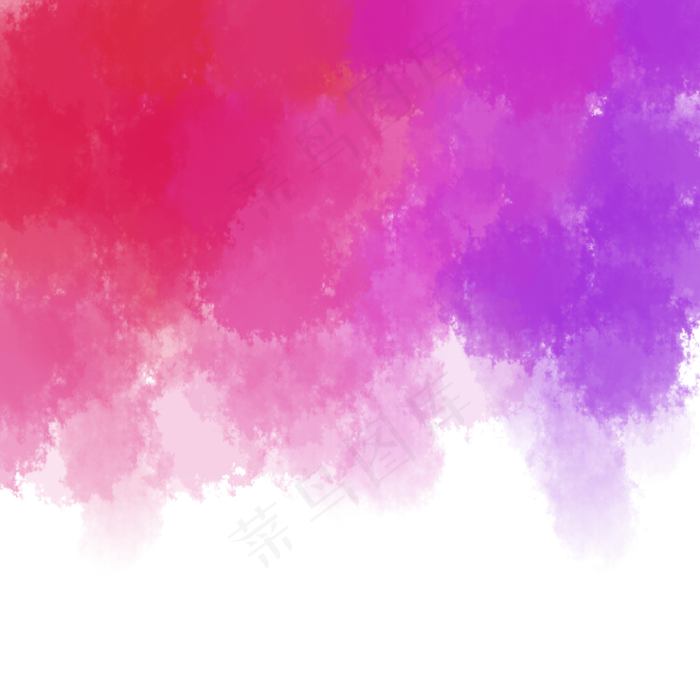 少女心免扣水彩底纹,免抠元素(2000*2000px 300 dpi )psd模版下载