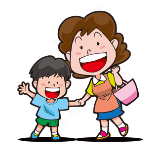 618购物节彩色卡通手绘购物