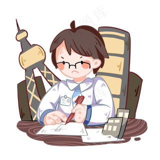 劳动节快乐劳动手绘