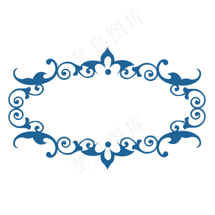 浪漫欧式边框插图