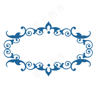 浪漫欧式边框插图
