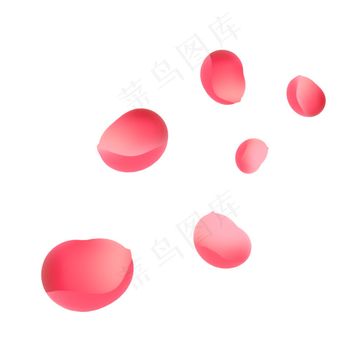 唯美玫瑰花瓣装饰