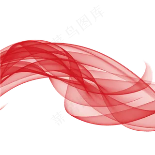 丝绸红色丝绸漂浮丝绸,免抠元素