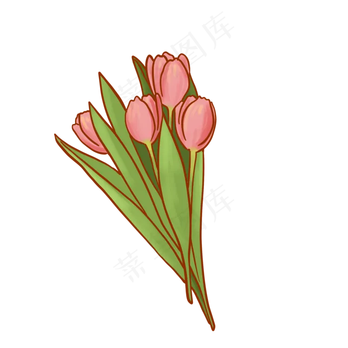 教师节母亲节鲜花花束,免抠元素
