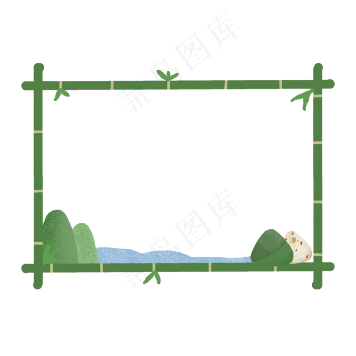 竹子端午节(2000X2000(DPI:300))psd模版下载