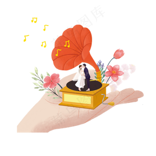 情人节礼物手结婚婚礼装饰音乐P