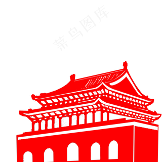 党建剪影国风剪纸