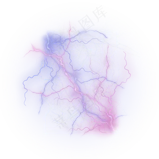 炫酷闪电蓝色紫色字母Z