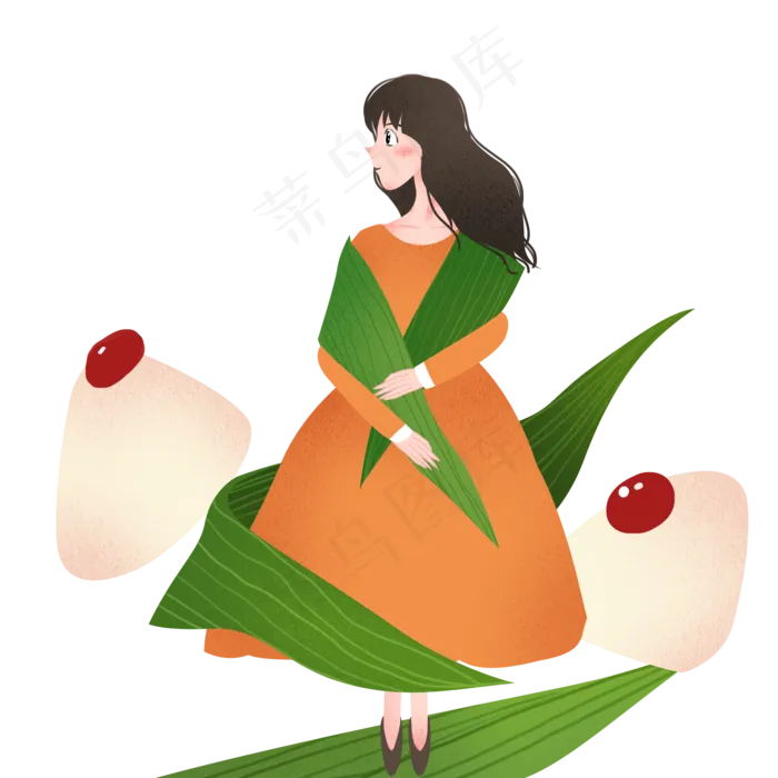 粽子皮端午节(2000X2000(DPI:299))psd模版下载