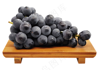 一串紫色葡萄,免抠元素