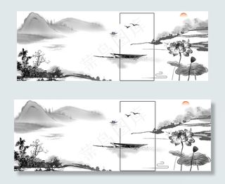 简约中国风立夏banner图