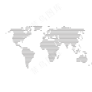 横线地图,免抠元素