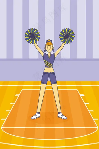 元气少女之中场的跳舞女孩