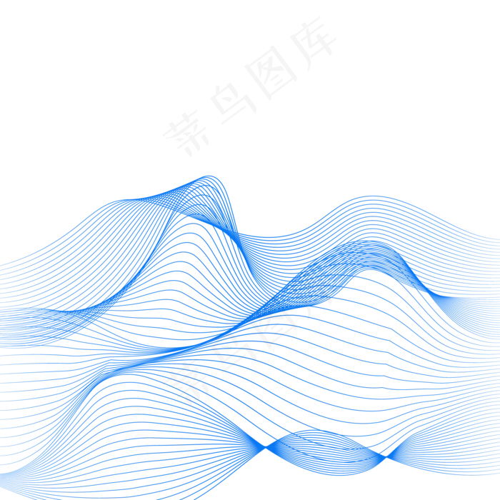 波浪线条,免抠元素(2084*2084px 300 dpi )ai矢量模版下载