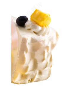 白色镶嵌黄蛋糕色水果的美味pn 白色镶嵌黄蛋糕色水果的美味pn