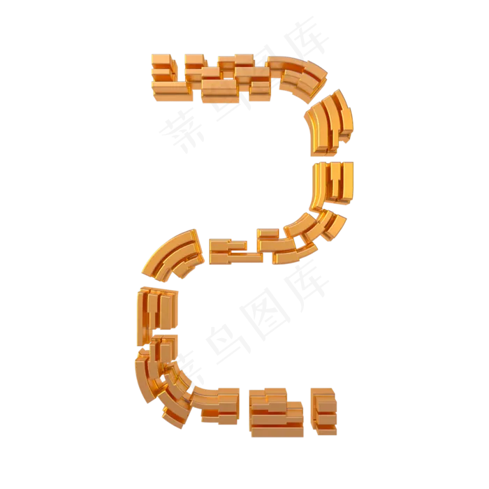 科技线条倒计时周年庆数字2(2000*2000px 	      )