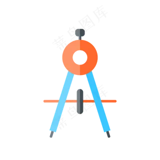 毕业季数学学科矢量图