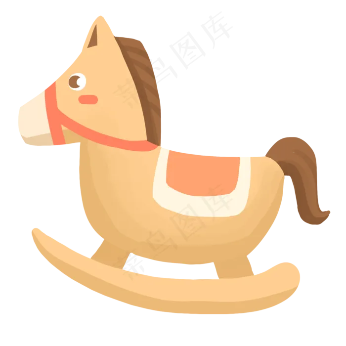 儿童玩具木马(2000X2000(DPI:300))psd模版下载
