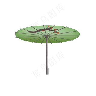 清明节雨伞png素材