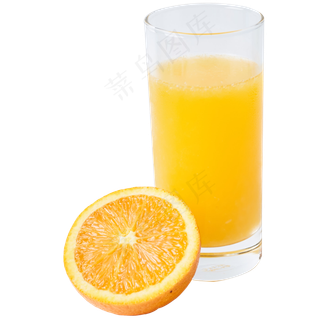 橙子果汁饮品,免抠元素