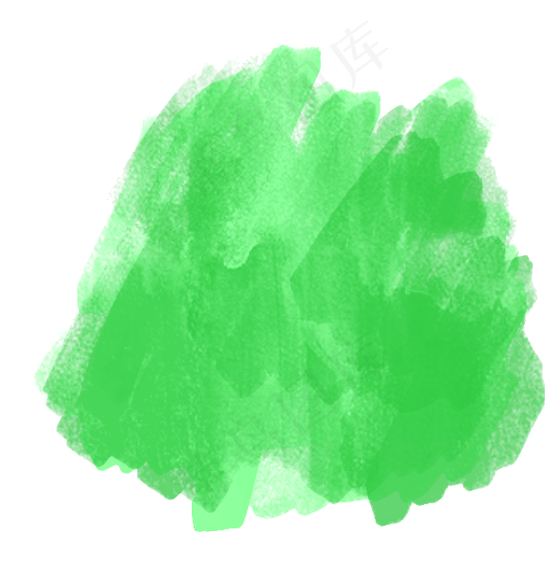 绿色创意笔刷