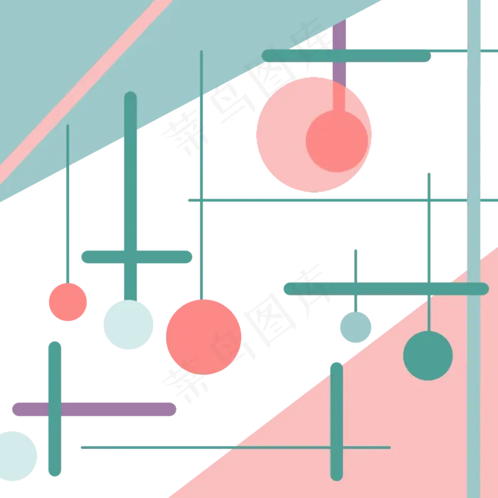 彩色卡通印花装饰图,免抠元素(2000*2000px 300 dpi )psd模版下载