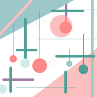 彩色卡通印花装饰图,免抠元素