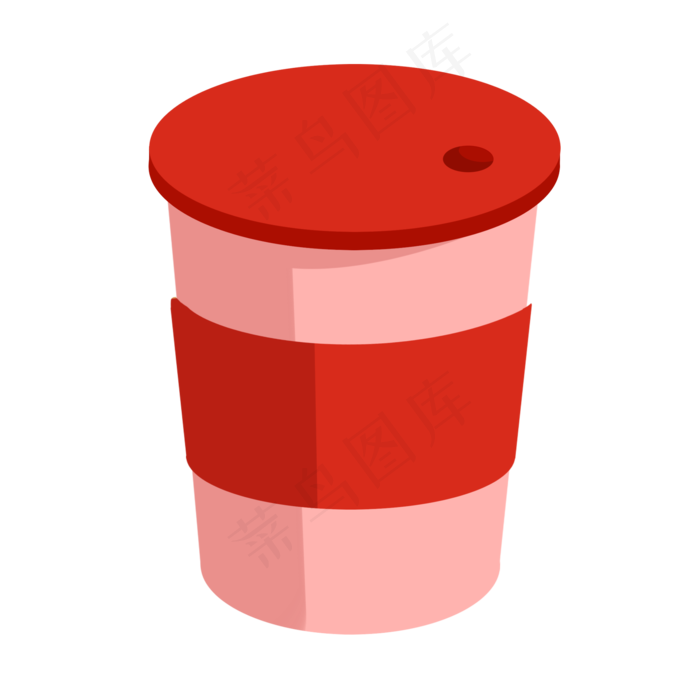 手绘香飘飘奶茶插画,免抠元素