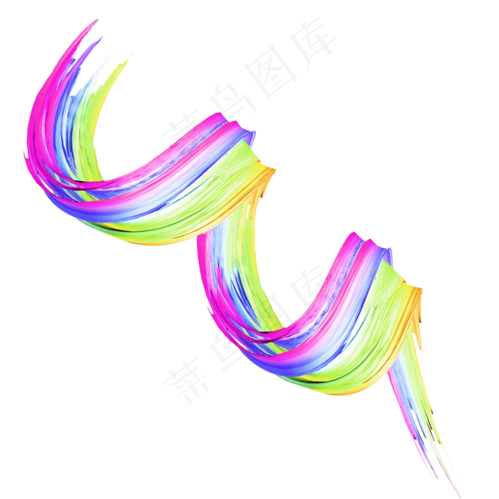 彩色立体油漆(2000X2000(DPI:300))psd模版下载