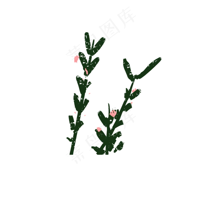 卡通植物花草下载(2000X2000(DPI:300))psd模版下载