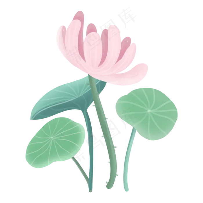夏天清新插图(2000X2000(DPI:300))psd模版下载