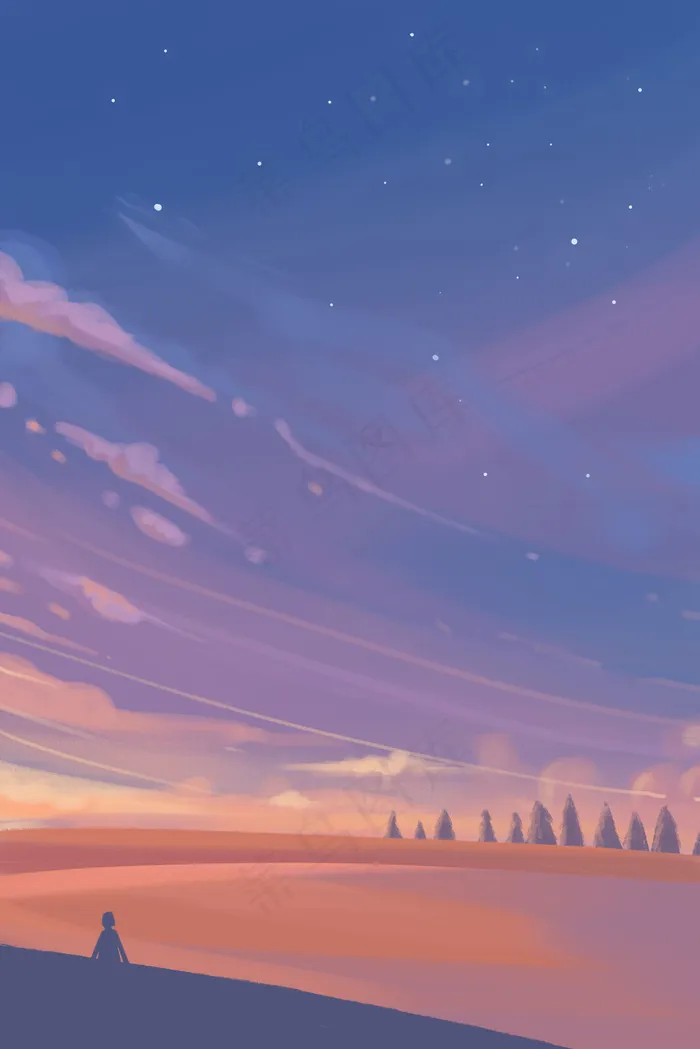 最美丽的夕阳西下(3545X5315(DPI:300))psd模版下载