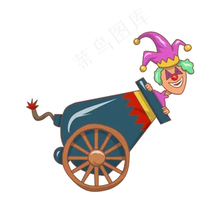 愚人节表演节目小丑,免抠元素