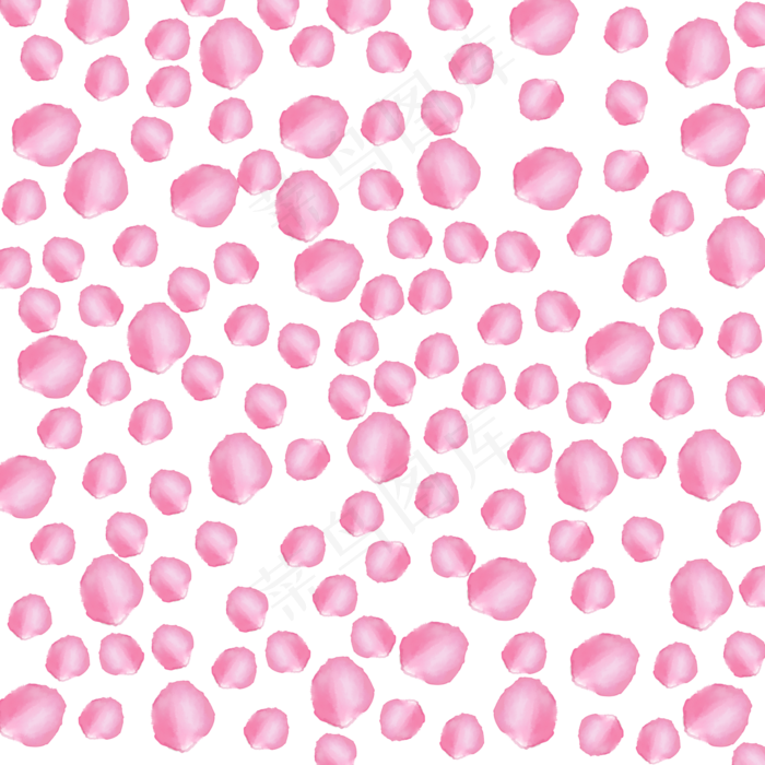 玫瑰花瓣水彩底纹纹理