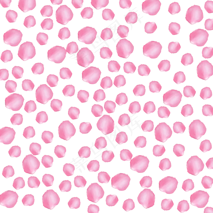玫瑰花瓣水彩底纹纹理(2000X2000(DPI:300))psd模版下载