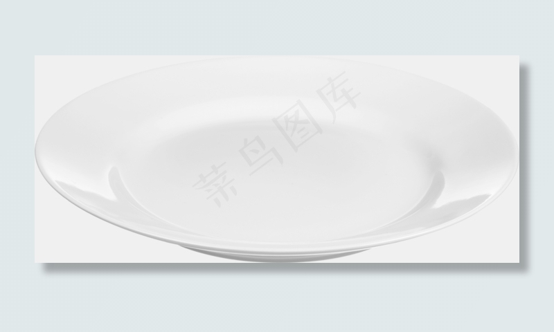 白色陶瓷盘子,免抠元素(3492*1495px 72 dpi )