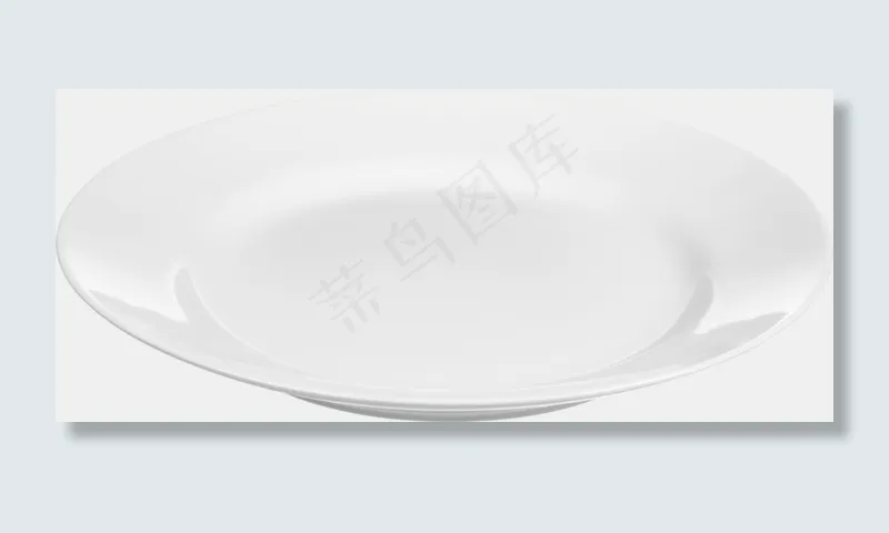 白色陶瓷盘子,免抠元素(3492*1495px 72 dpi )