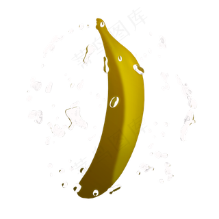 仿真香蕉png图