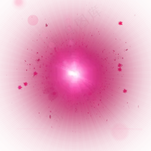 粉色炫光小花幻光特效