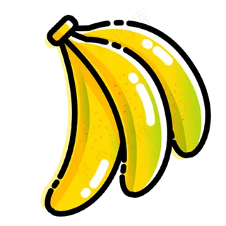 卡通香蕉PNG下载