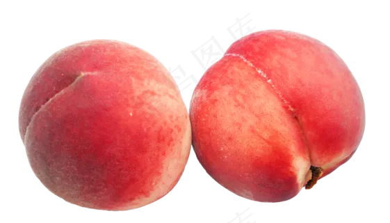 两个水果桃子,免抠元素 两个水果桃子,免抠元素