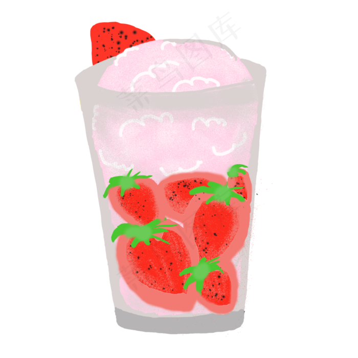 水果图案冰淇淋