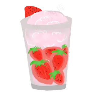 水果图案冰淇淋