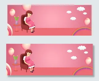 618粉红少女心狂欢母婴淘宝天猫banner