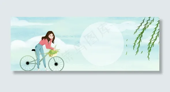 二十四节气春分简约文艺banner 二十四节气春分简约文艺banner